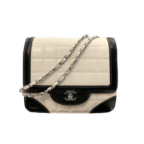 borsa chanel bianca e nera